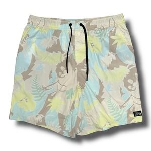 MOUNTAIN‎ HARDWEAR Swim Shorts Small Stryder Unlined 7" Elastic Waistband Trunks